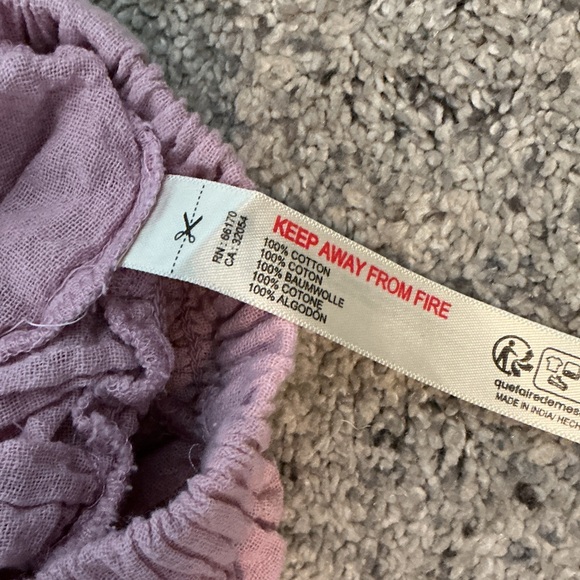 Free-est by Free People Rising Sun Wide-Leg Pants ~ Dawn Mauve - Picture 9 of 11